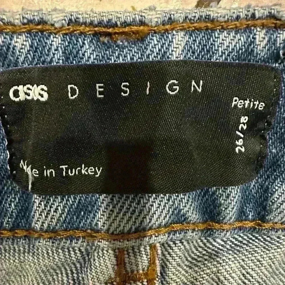 Asos Design Denim Jeans Size 26 Petite - Picture 3 of 5